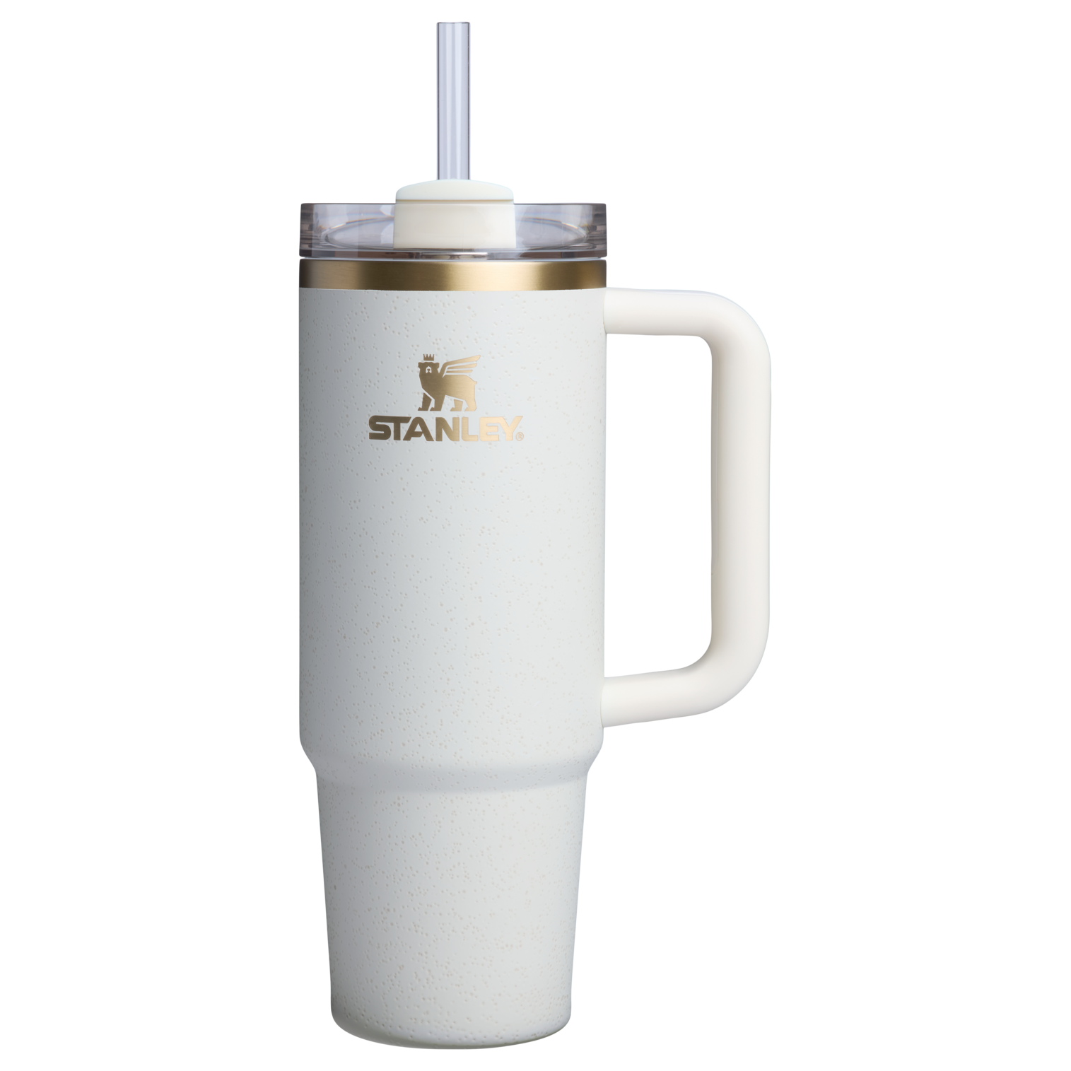 Splash-Resistant FlowState The Quencher H2.0 Flowstate Tumbler D051L - FlowState 3-Position Lid Insulated Travel Mug - Cream Moon