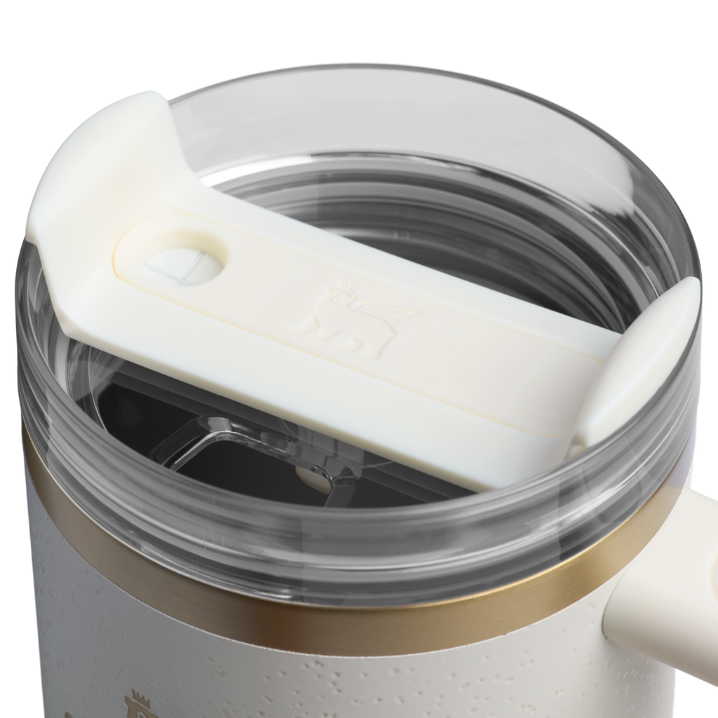 Splash-Resistant FlowState The Quencher H2.0 Flowstate Tumbler D051L - FlowState 3-Position Lid Insulated Travel Mug Detail