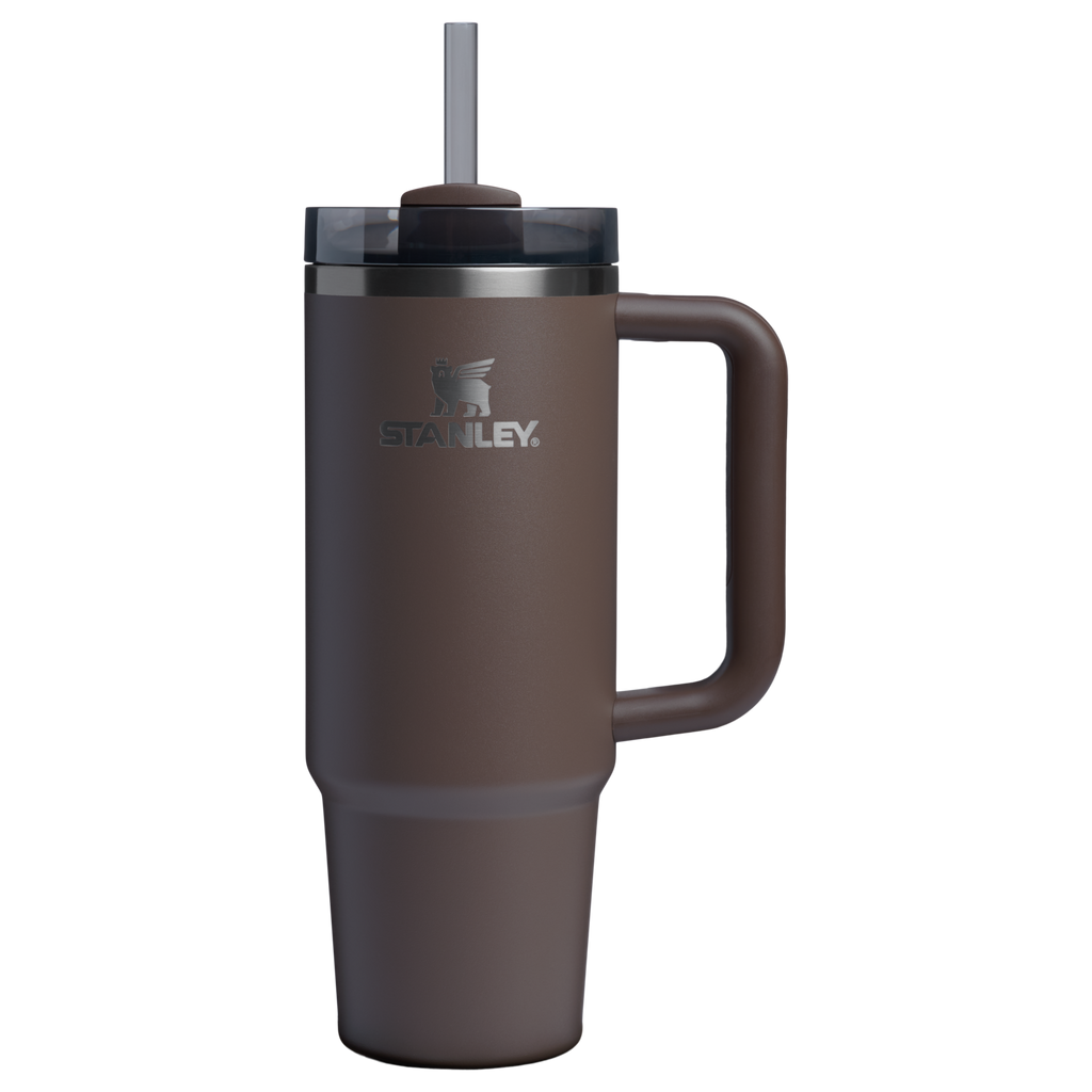 Double-Wall Vacuum The Quencher H2.0 Flowstate Tumbler | Stanley Create D331C - Double-Wall Vacuum Insulated Travel Tumbler with Straw Detail