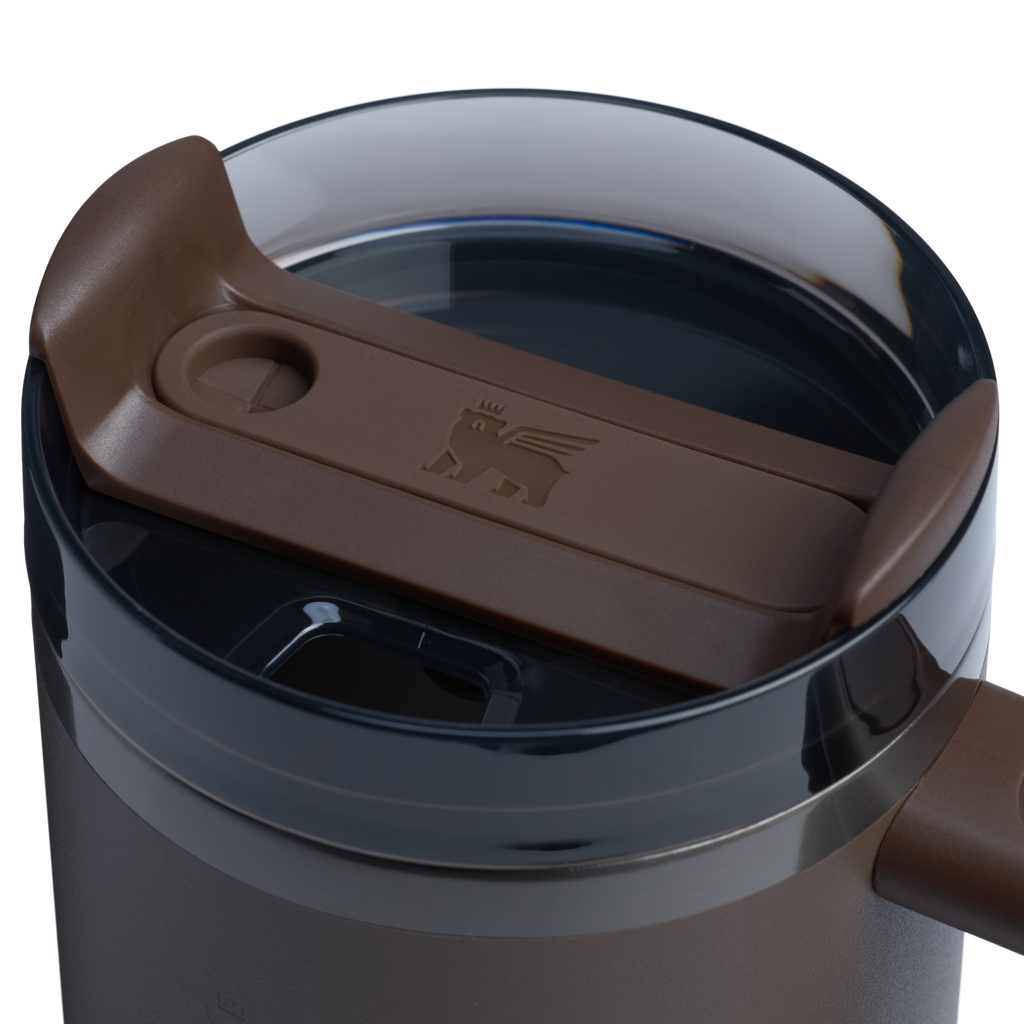 Splash-Resistant FlowState The Quencher H2.0 Flowstate Tumbler D051L - FlowState 3-Position Lid Insulated Travel Mug Detail