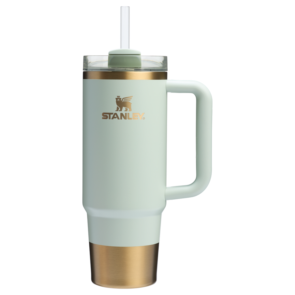 Double-Wall Vacuum The Quencher H2.0 Flowstate Tumbler | Stanley Create D331C - Double-Wall Vacuum Insulated Travel Tumbler with Straw Detail
