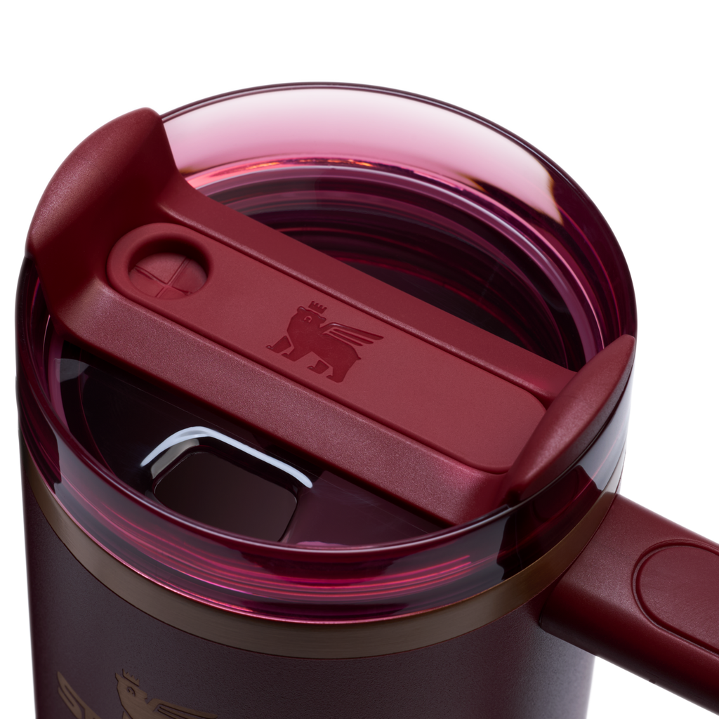 Splash-Resistant FlowState The Quencher H2.0 Flowstate Tumbler D051L - FlowState 3-Position Lid Insulated Travel Mug Detail