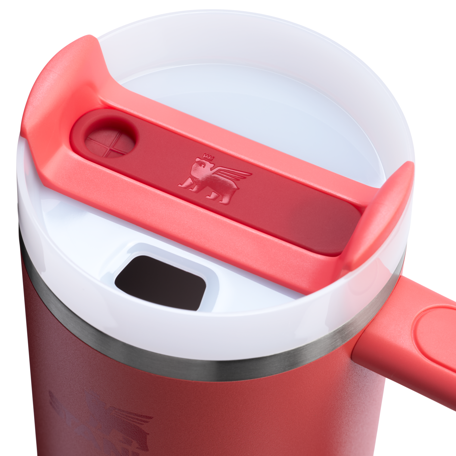 Double-Wall Vacuum The Quencher H2.0 Flowstate Tumbler | Stanley Create D331C - Double-Wall Vacuum Insulated Travel Tumbler with Straw Detail