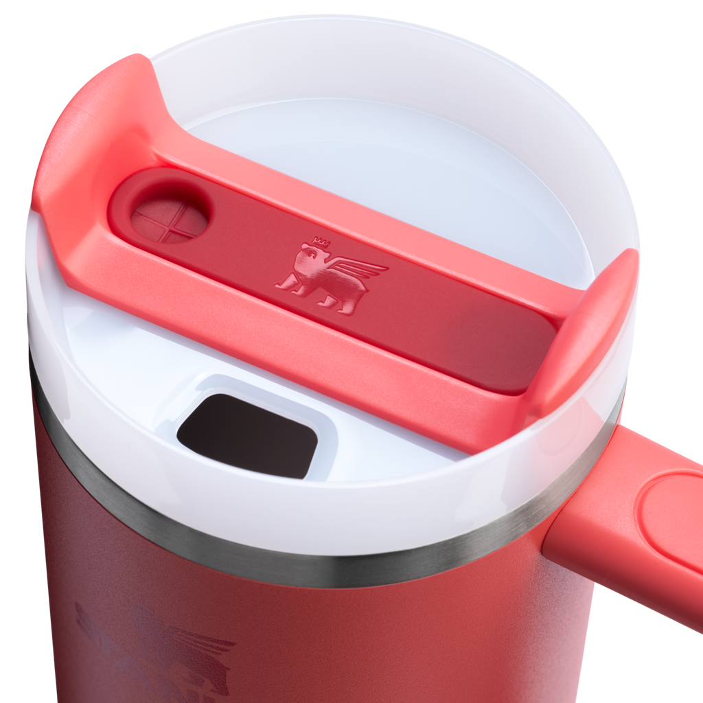 Splash-Resistant FlowState The Quencher H2.0 Flowstate Tumbler D051L - FlowState 3-Position Lid Insulated Travel Mug Detail