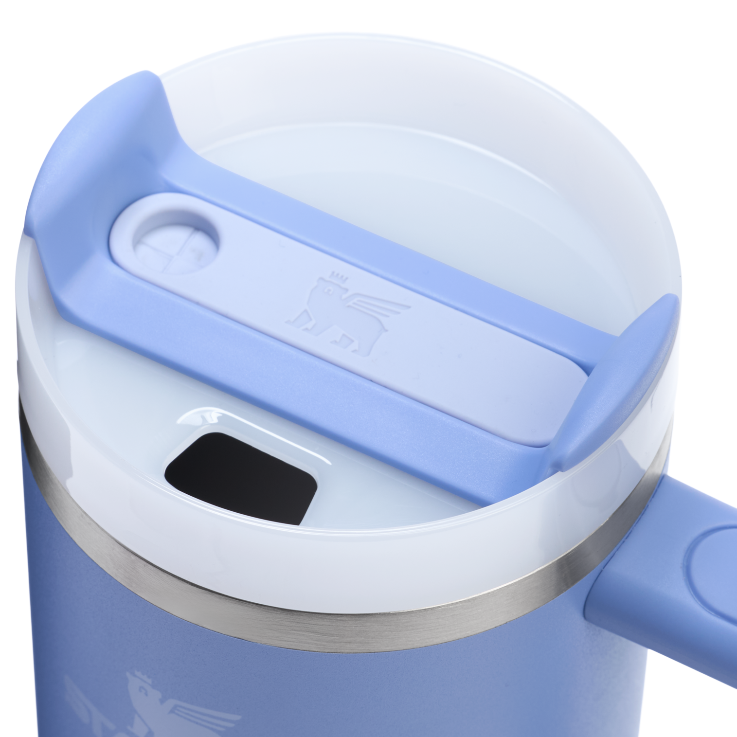 Double-Wall Vacuum The Quencher H2.0 Flowstate Tumbler | Stanley Create D331C - Double-Wall Vacuum Insulated Travel Tumbler with Straw Detail