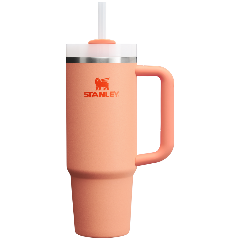 Double-Wall Vacuum The Quencher H2.0 Flowstate Tumbler | Stanley Create D331C - Double-Wall Vacuum Insulated Travel Tumbler with Straw Detail