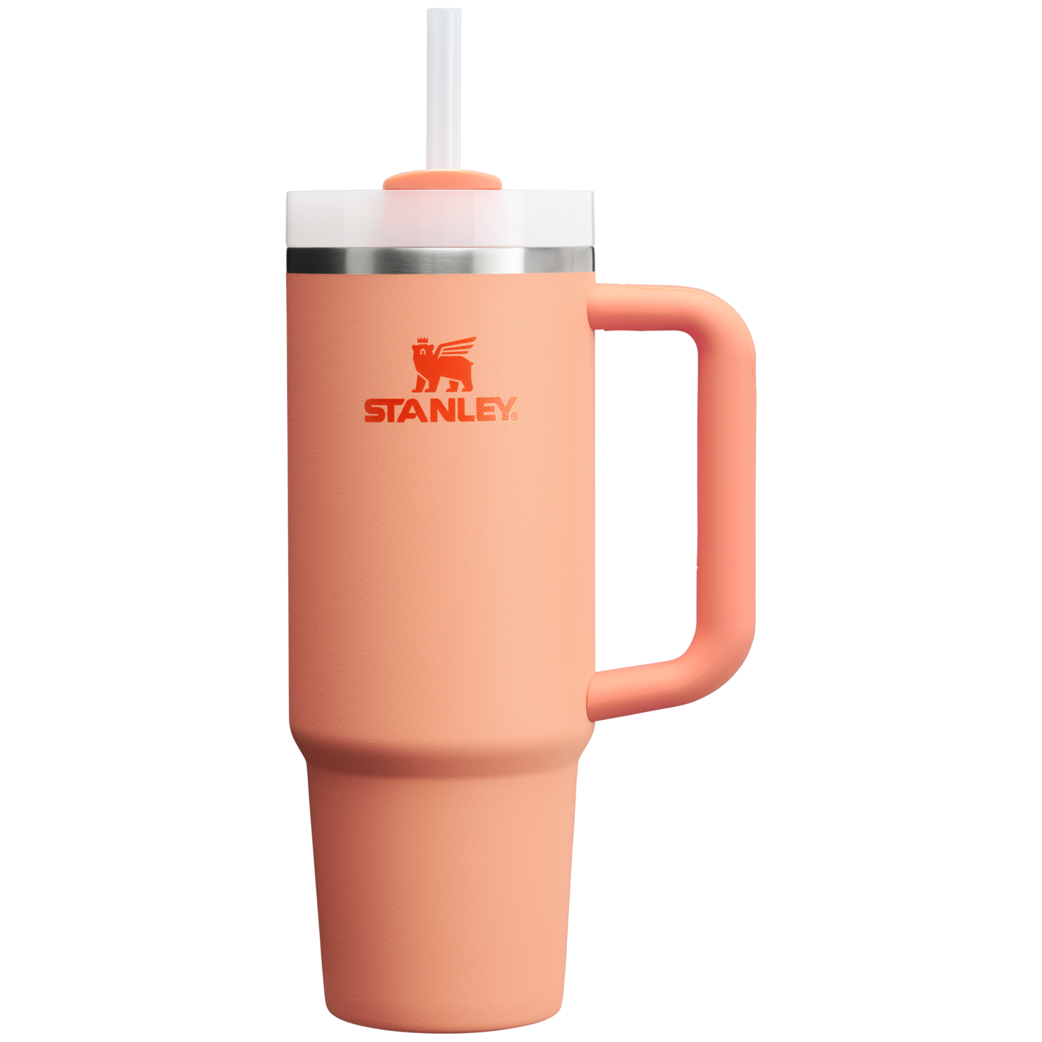 Double-Wall Vacuum The Quencher H2.0 Flowstate Tumbler | Stanley Create D331C - Double-Wall Vacuum Insulated Travel Tumbler with Straw Detail
