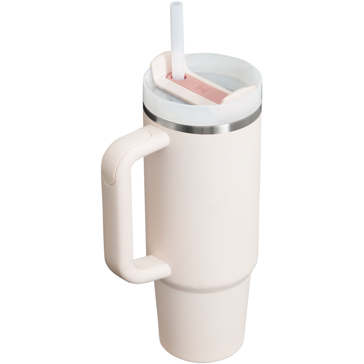 Double-Wall Vacuum The Quencher H2.0 Flowstate Tumbler | Stanley Create D331C - Double-Wall Vacuum Insulated Travel Tumbler with Straw Detail