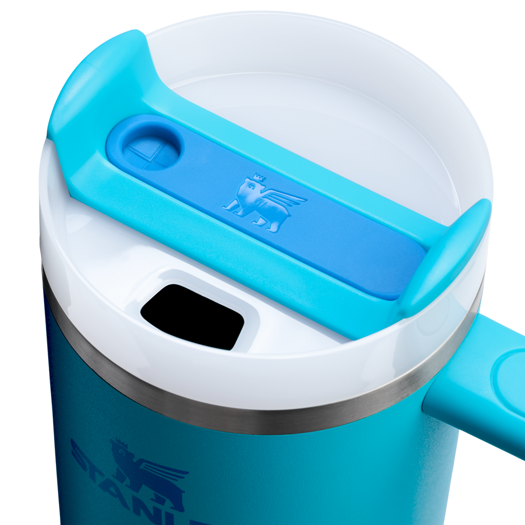 Splash-Resistant FlowState The Quencher H2.0 Flowstate Tumbler D051L - FlowState 3-Position Lid Insulated Travel Mug Detail