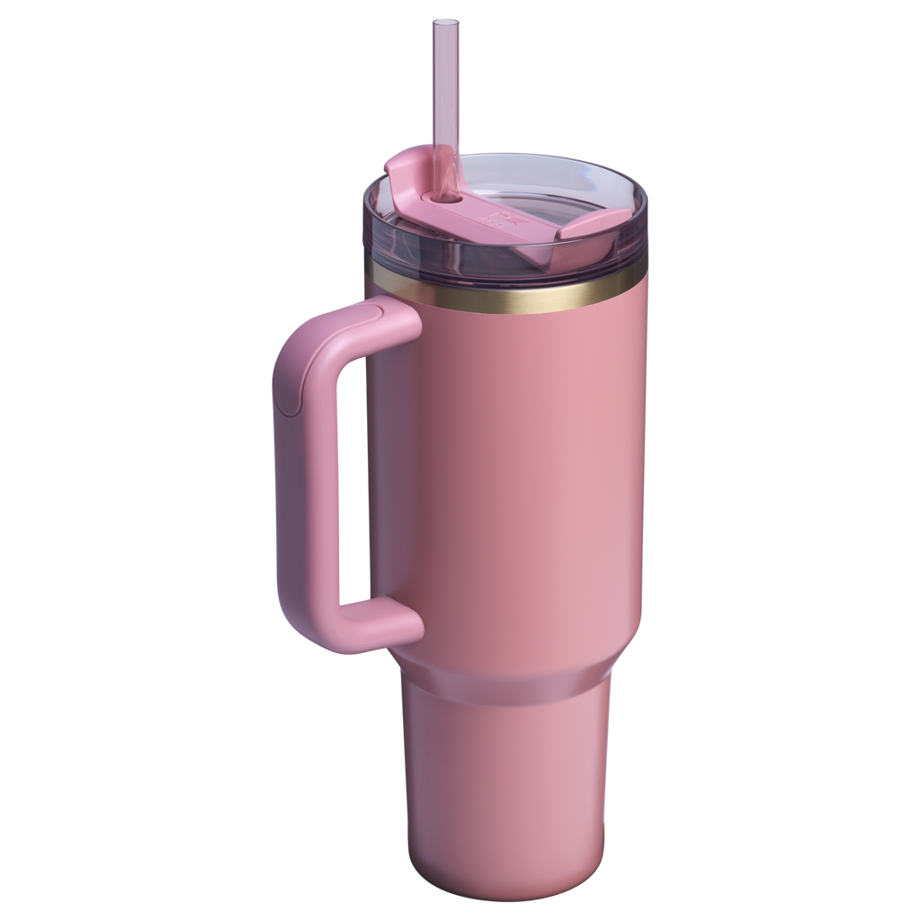 Insulated Travel The Quencher H2.0 Flowstate Tumbler  | Stanley Create D332L - Premium Stainless Steel Straw Cup for All-Day Hydration Detail