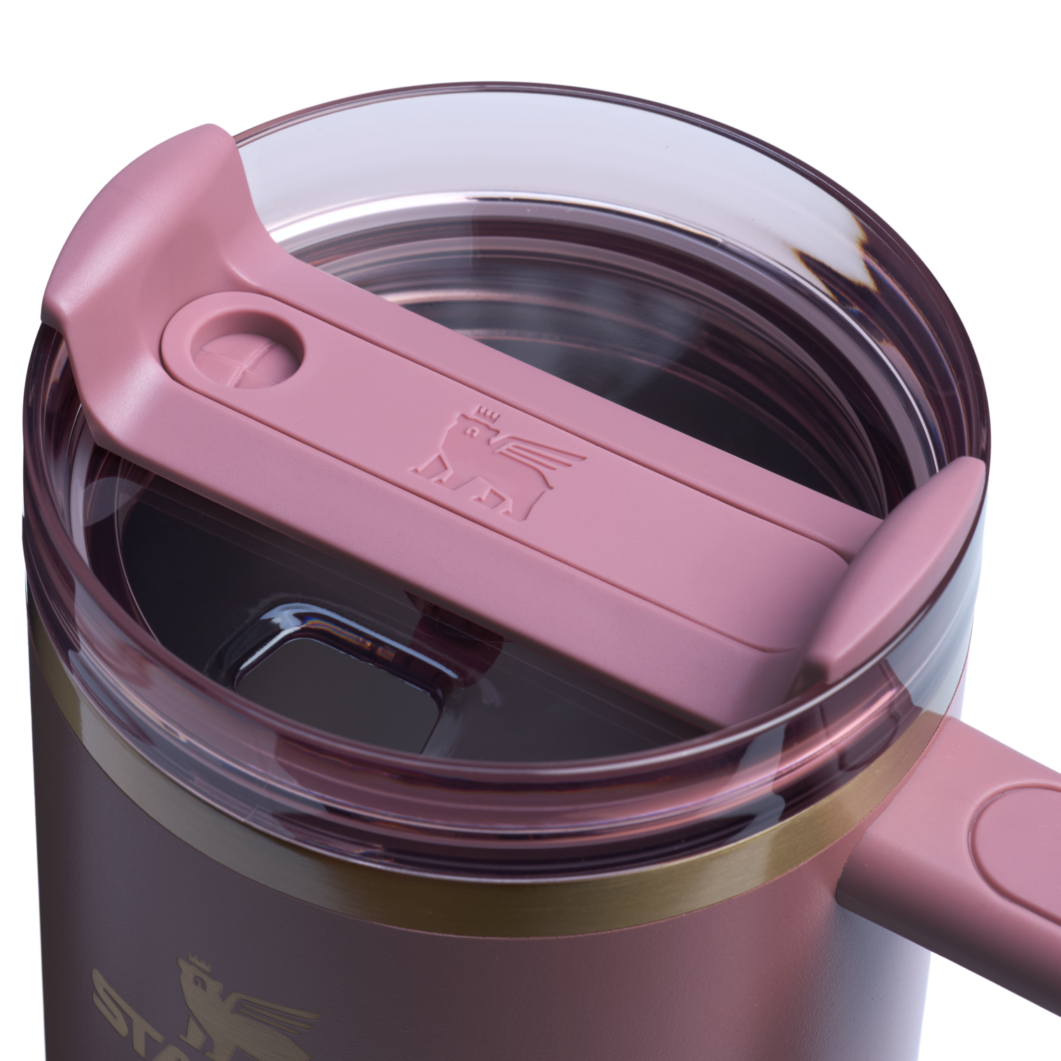 Car-Cup Friendly The Quencher H2.0 Flowstate Tumbler D050X - Premium Stainless Steel Straw Cup for All-Day Hydration Detail