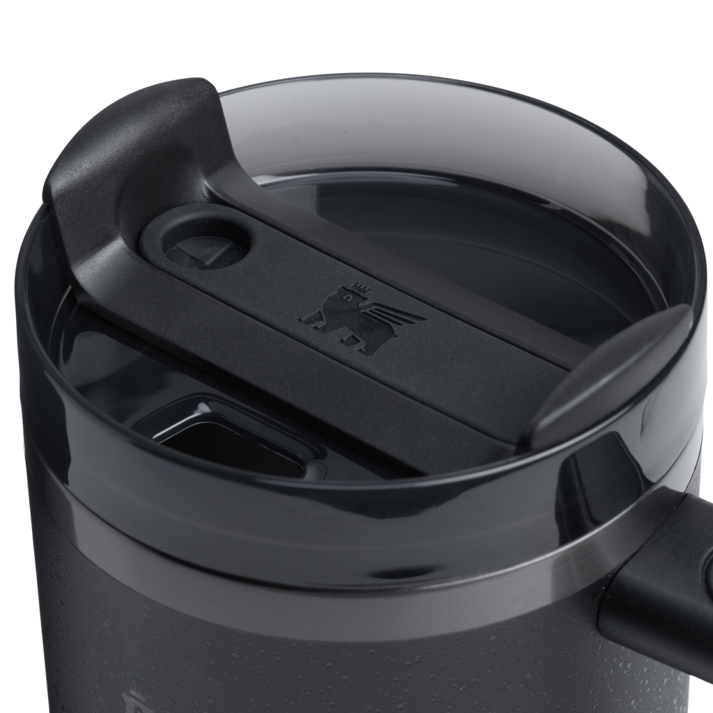 Splash-Resistant FlowState The Quencher H2.0 Flowstate Tumbler D051L - FlowState 3-Position Lid Insulated Travel Mug Detail