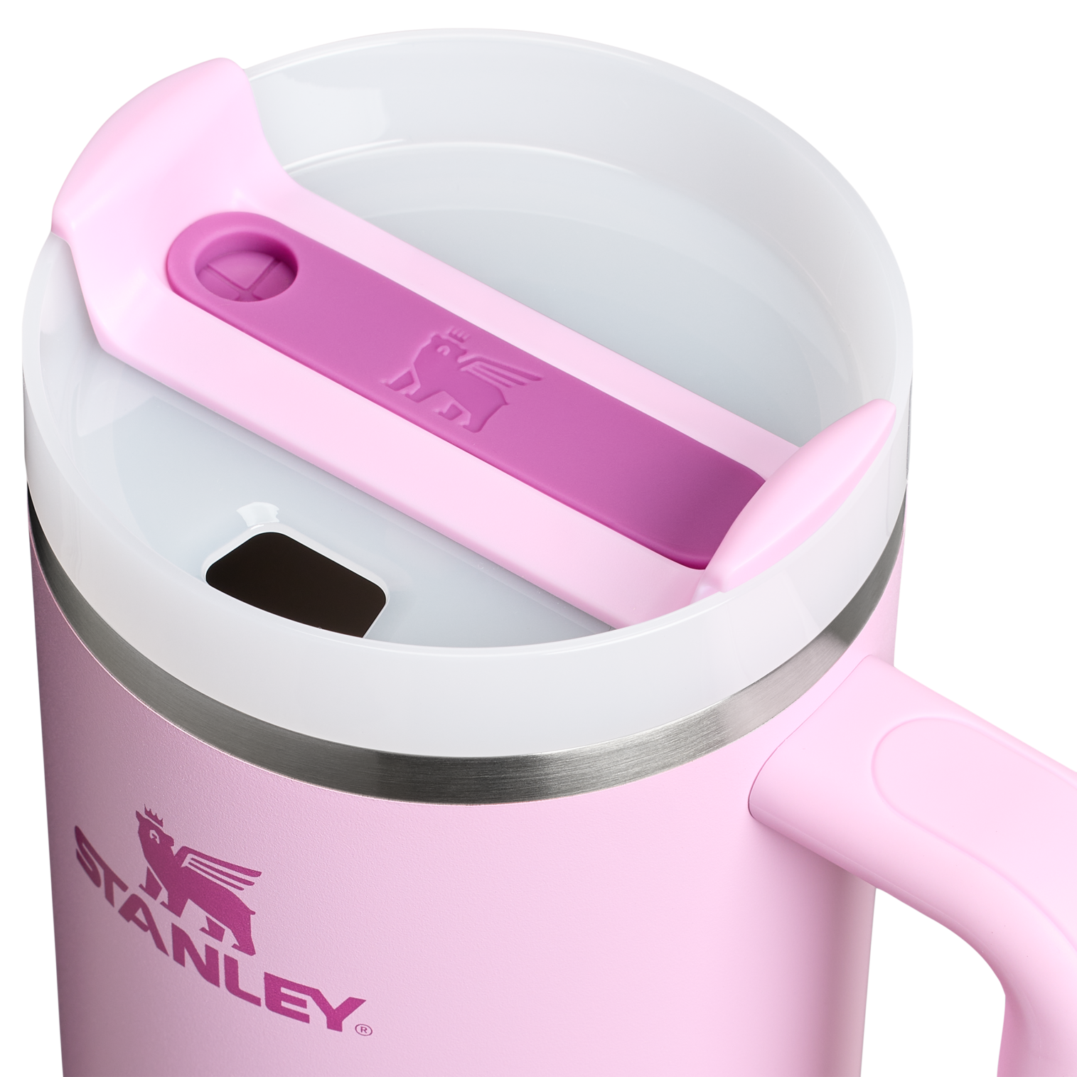 Insulated Travel The Quencher H2.0 Flowstate Tumbler  | Stanley Create D332L - Premium Stainless Steel Straw Cup for All-Day Hydration Detail