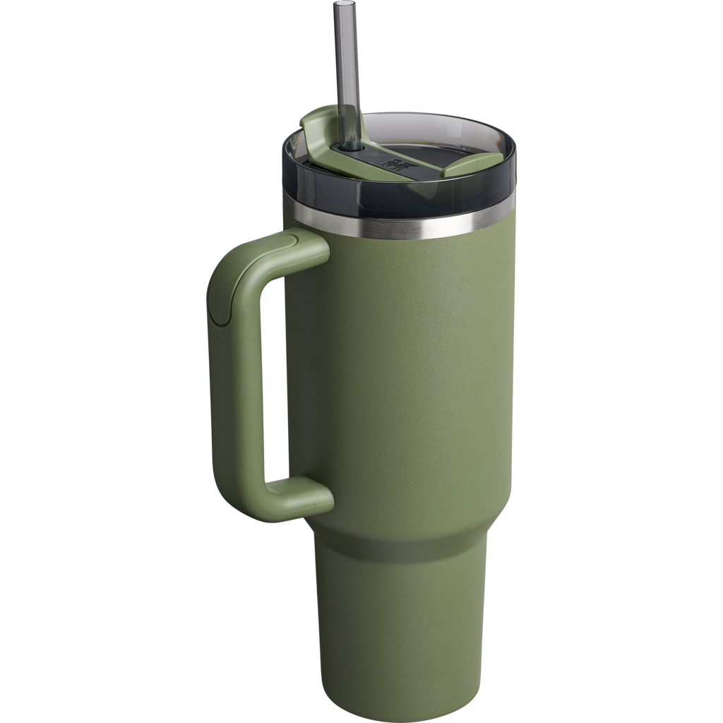 Car-Cup Friendly The Quencher H2.0 Flowstate Tumbler D050X - Premium Stainless Steel Straw Cup for All-Day Hydration Detail