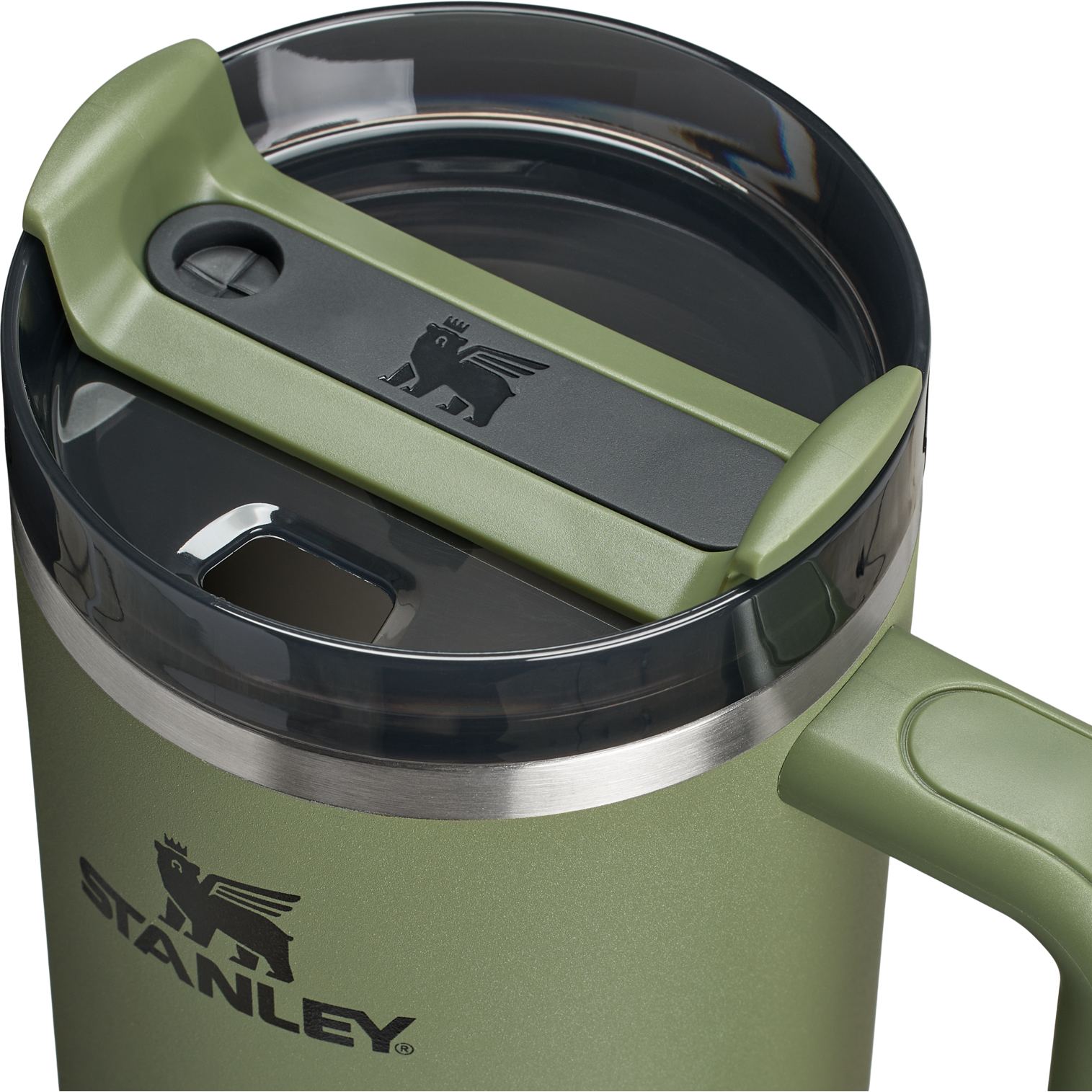Insulated Travel The Quencher H2.0 Flowstate Tumbler  | Stanley Create D332L - Premium Stainless Steel Straw Cup for All-Day Hydration Detail
