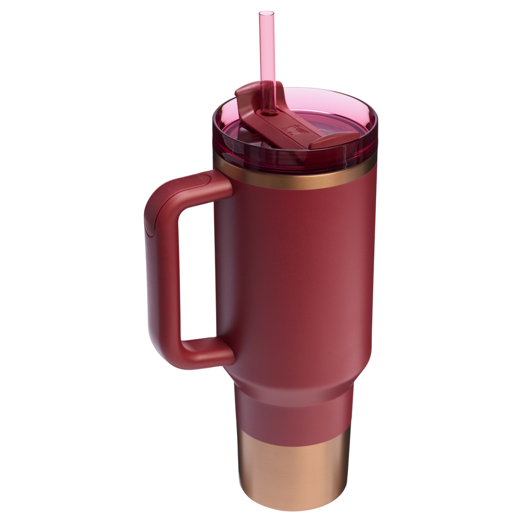 Insulated Travel The Quencher H2.0 Flowstate Tumbler  | Stanley Create D332L - Premium Stainless Steel Straw Cup for All-Day Hydration Detail
