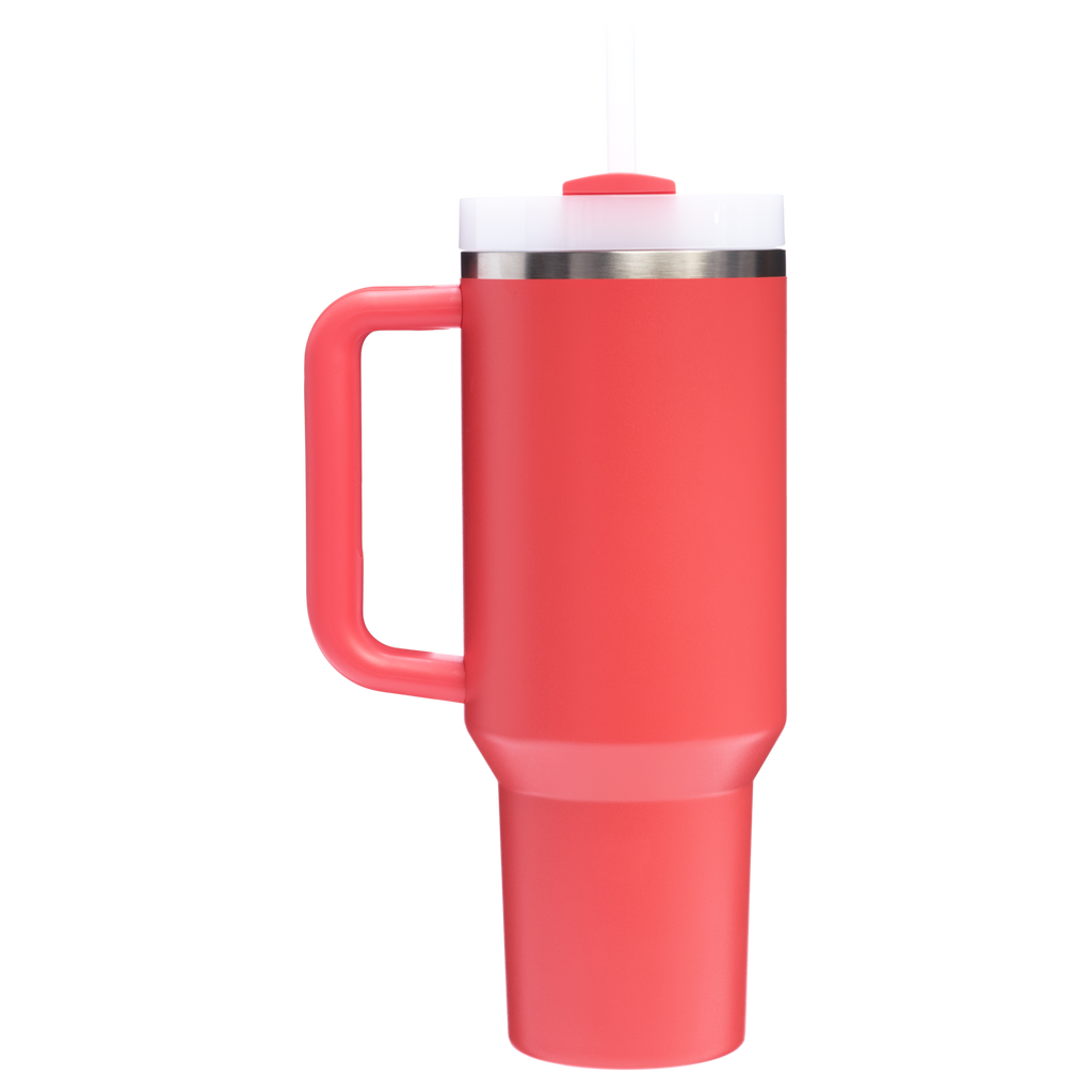 Car-Cup Friendly The Quencher H2.0 Flowstate Tumbler D050X - Premium Stainless Steel Straw Cup for All-Day Hydration Detail
