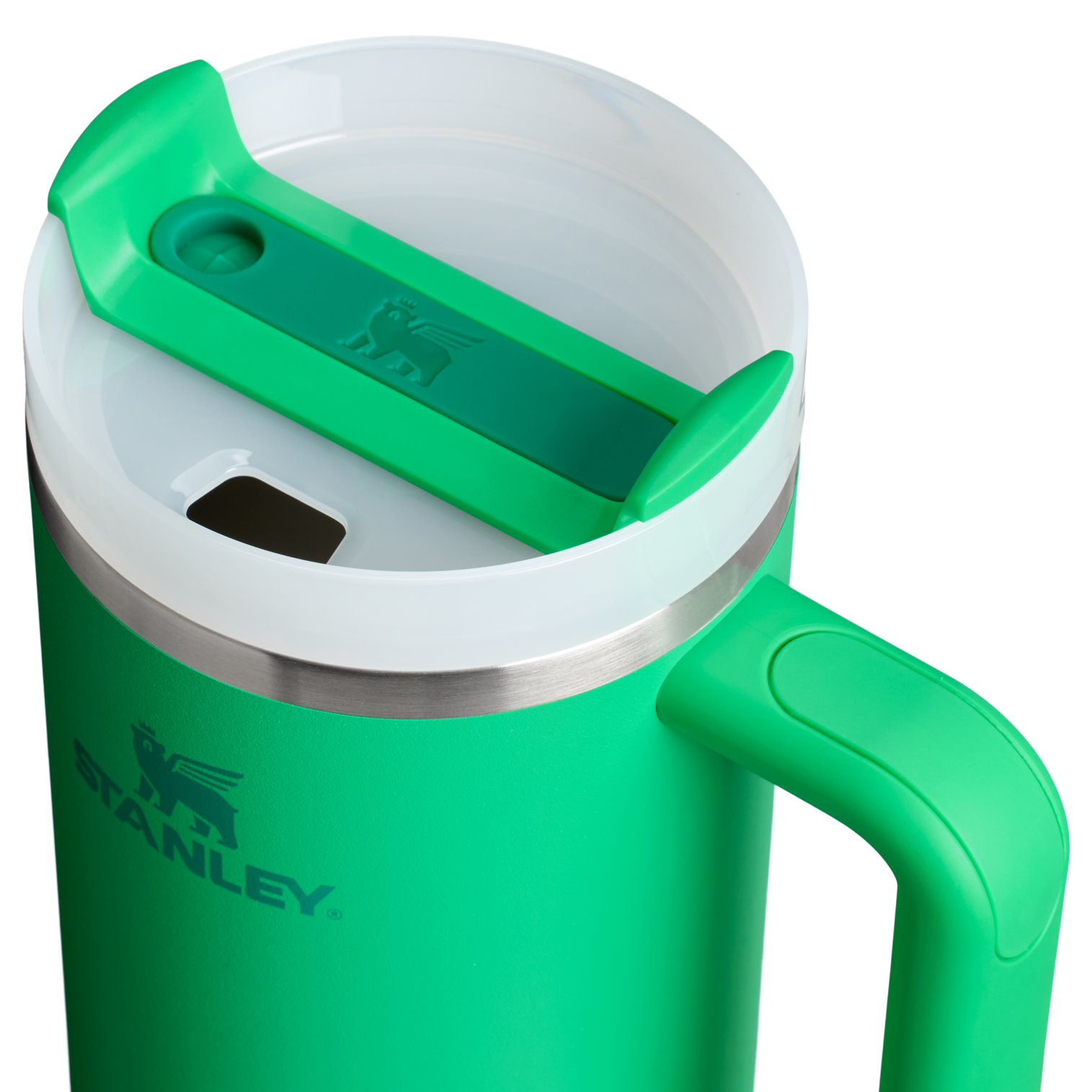 Insulated Travel The Quencher H2.0 Flowstate Tumbler  | Stanley Create D332L - Premium Stainless Steel Straw Cup for All-Day Hydration Detail