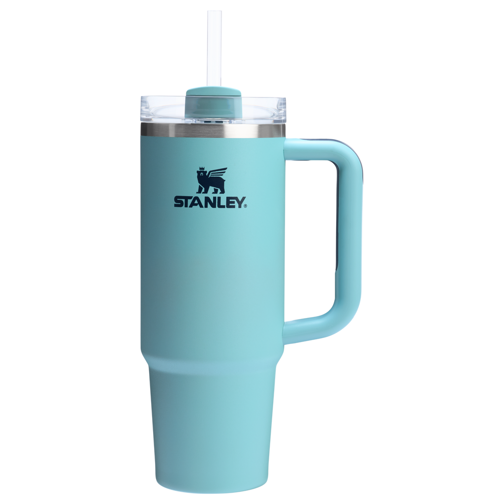 Double-Wall Vacuum The Quencher H2.0 Flowstate Tumbler | Stanley Create D331C - Double-Wall Vacuum Insulated Travel Tumbler with Straw Detail