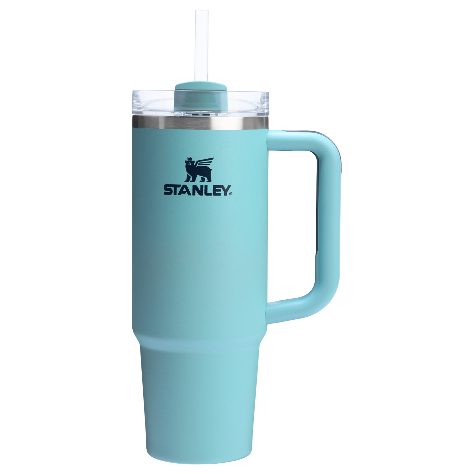 Double-Wall Vacuum The Quencher H2.0 Flowstate Tumbler | Stanley Create D331C - Double-Wall Vacuum Insulated Travel Tumbler with Straw Detail