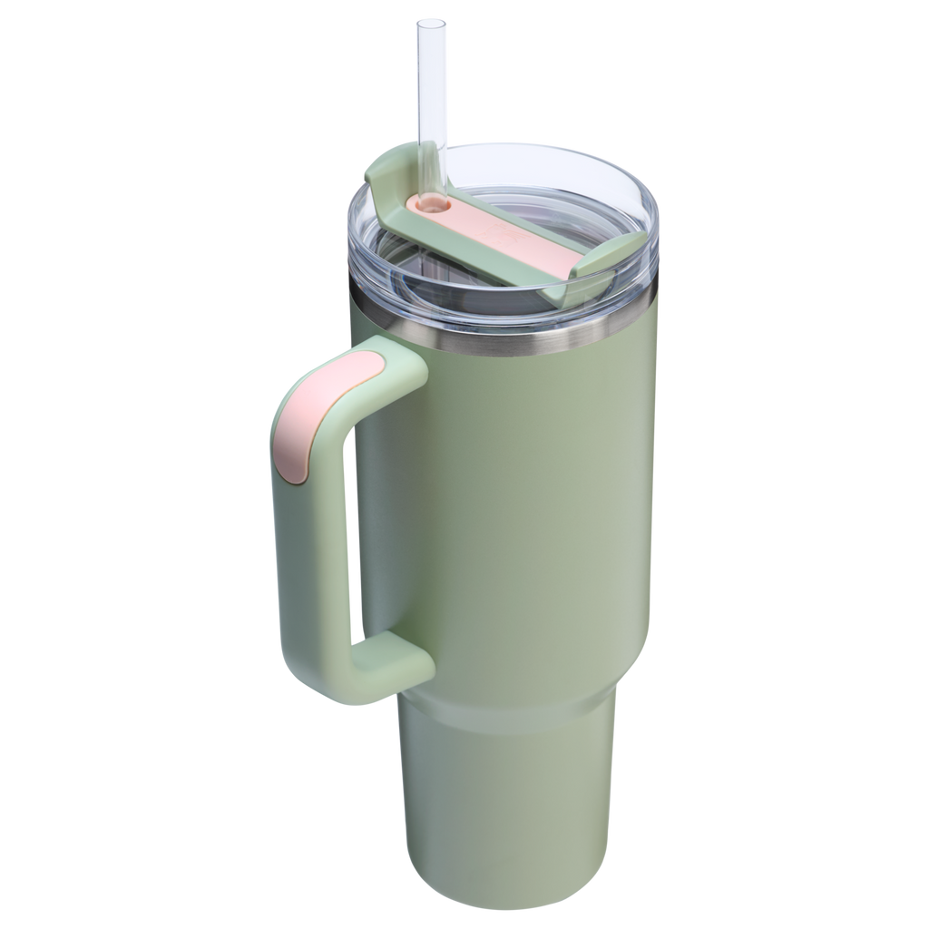 Insulated Travel The Quencher H2.0 Flowstate Tumbler  | Stanley Create D332L - Premium Stainless Steel Straw Cup for All-Day Hydration Detail