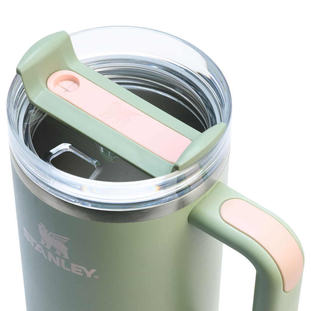 Insulated Travel The Quencher H2.0 Flowstate Tumbler  | Stanley Create D332L - Premium Stainless Steel Straw Cup for All-Day Hydration Detail