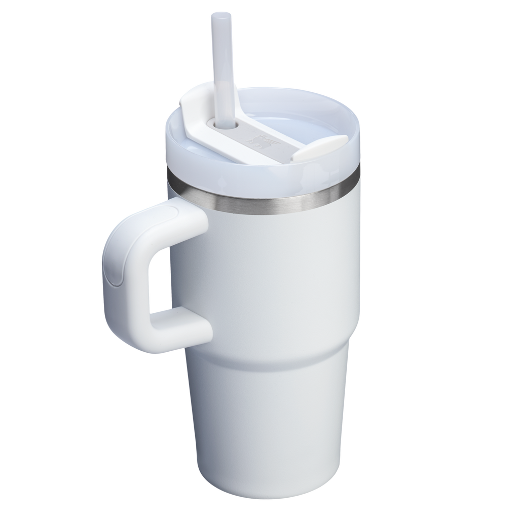 Double-Wall Vacuum The Quencher H2.O Flowstate Tumbler with Handle | Stanley Create D309N - Double-Wall Vacuum Insulated Travel Tumbler with Straw Detail