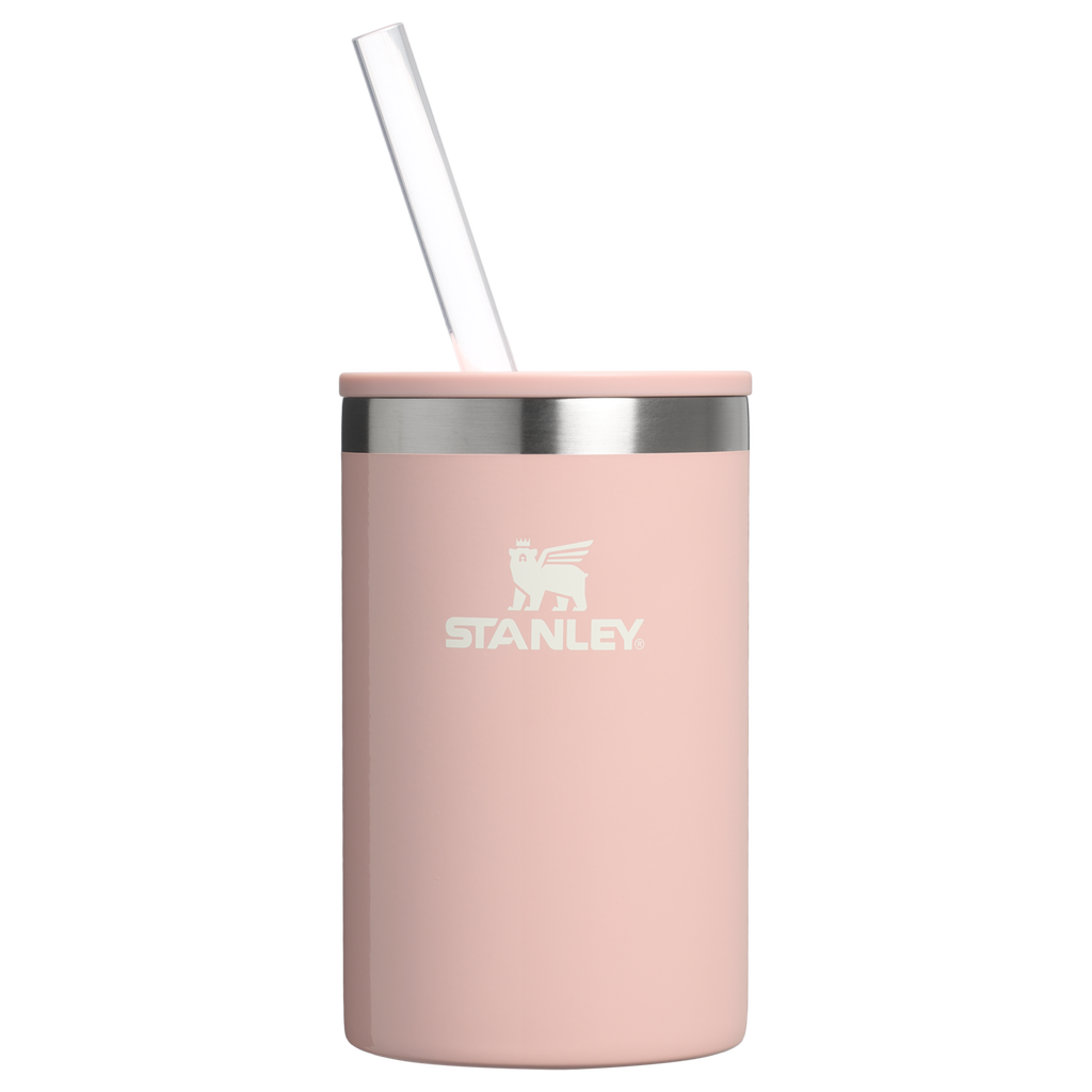 Portable Mini The Everyday Can Cooler Cup | Stanley Create D313H - Heavy-Duty Ice-Retention Food & Beverage Carrier - Peach Whip Gloss