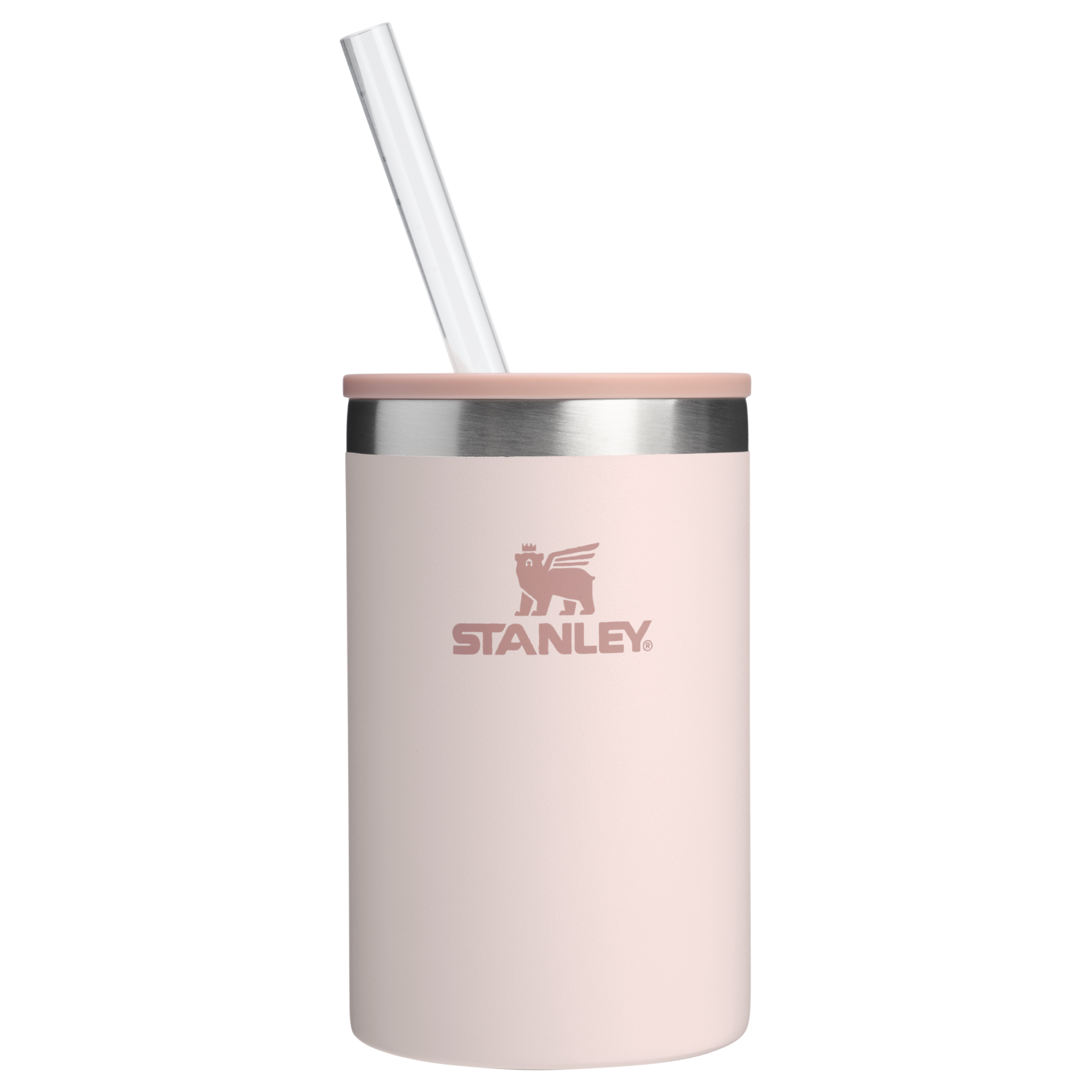 Portable Mini The Everyday Can Cooler Cup | Stanley Create D313H - Heavy-Duty Ice-Retention Food & Beverage Carrier - Rose Quartz