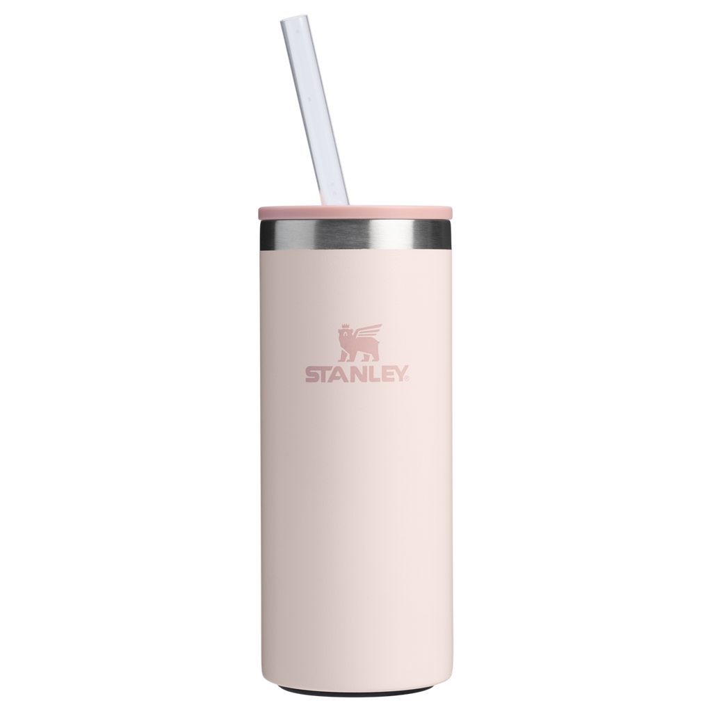 Leak-Proof Insulated The Everyday Slim Can Cooler Cup D065Q - Heavy-Duty Ice-Retention Food & Beverage Carrier - Rose Quartz