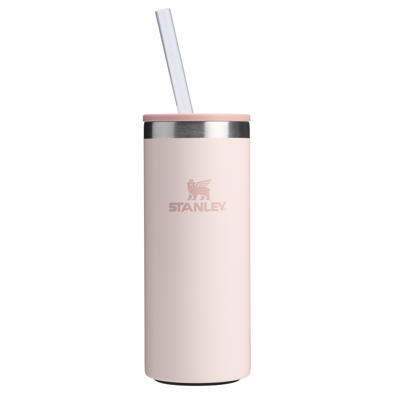 Leak-Proof Insulated The Everyday Slim Can Cooler Cup D065Q - Heavy-Duty Ice-Retention Food & Beverage Carrier - Rose Quartz