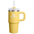 Splash-Resistant FlowState The Quencher H2.O Flowstate Tumbler D068Z - Double-Wall Vacuum Insulated Travel Tumbler with Straw - Daffodil