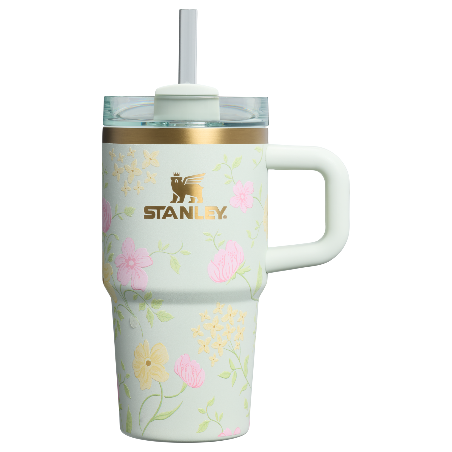 Splash-Resistant FlowState The Easter Quencher H2.0  Flowstate Tumbler D259S - Premium Stainless Steel Straw Cup for All-Day Hydration - Spring Blossoms