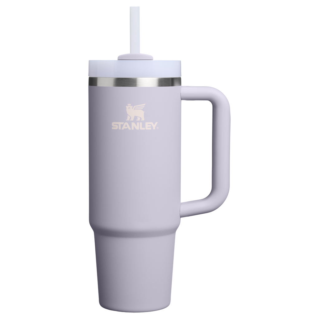 Double-Wall Vacuum The Quencher H2.0 Flowstate Tumbler | Stanley Create D331C - Double-Wall Vacuum Insulated Travel Tumbler with Straw - Purple Dust