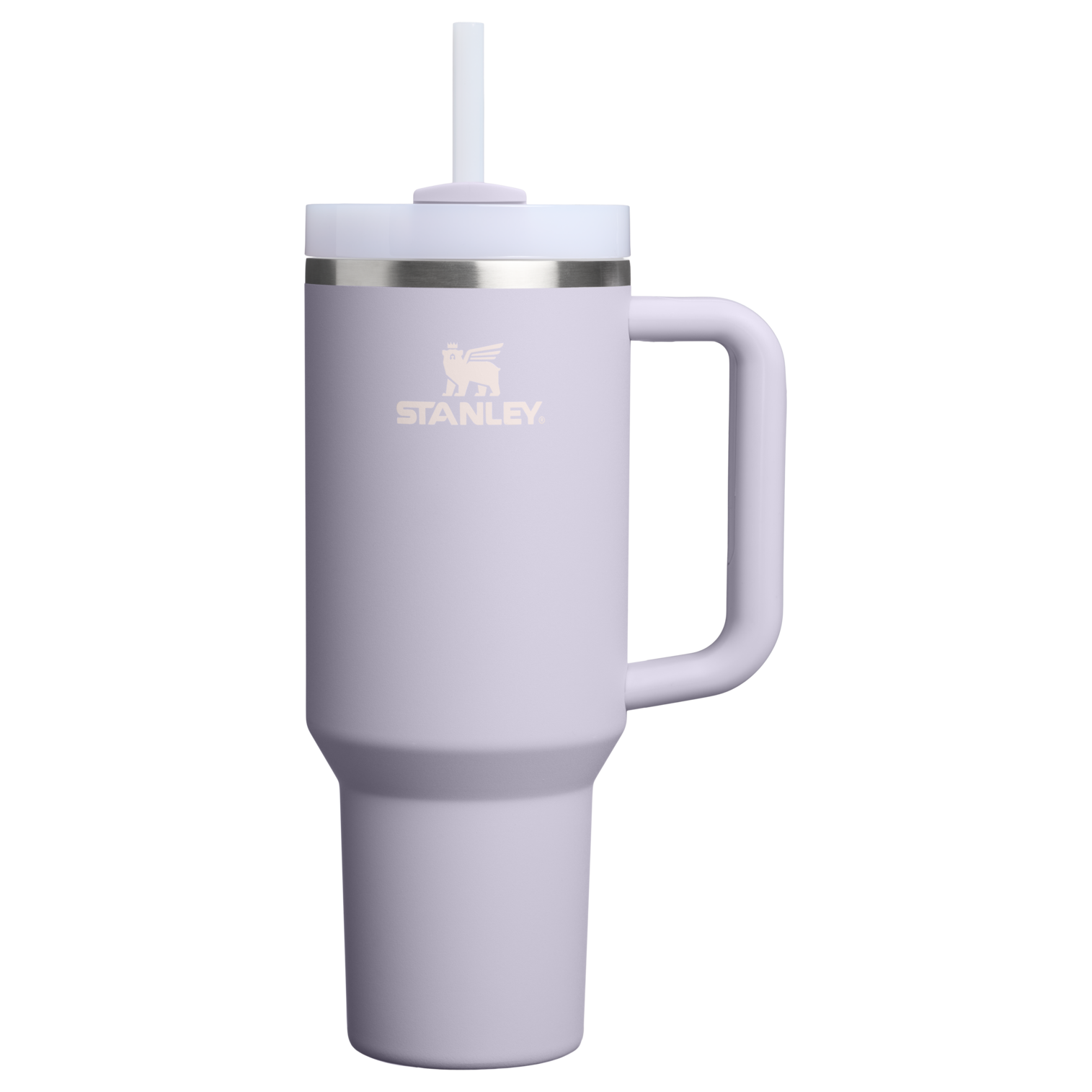Insulated Travel The Quencher H2.0 Flowstate Tumbler  | Stanley Create D332L - Premium Stainless Steel Straw Cup for All-Day Hydration - Purple Dust