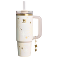 Insulated Travel The Quencher Luxe H2.0 Flowstate Tumbler D209D - Premium Stainless Steel Straw Cup for All-Day Hydration - Starlight Shimmer