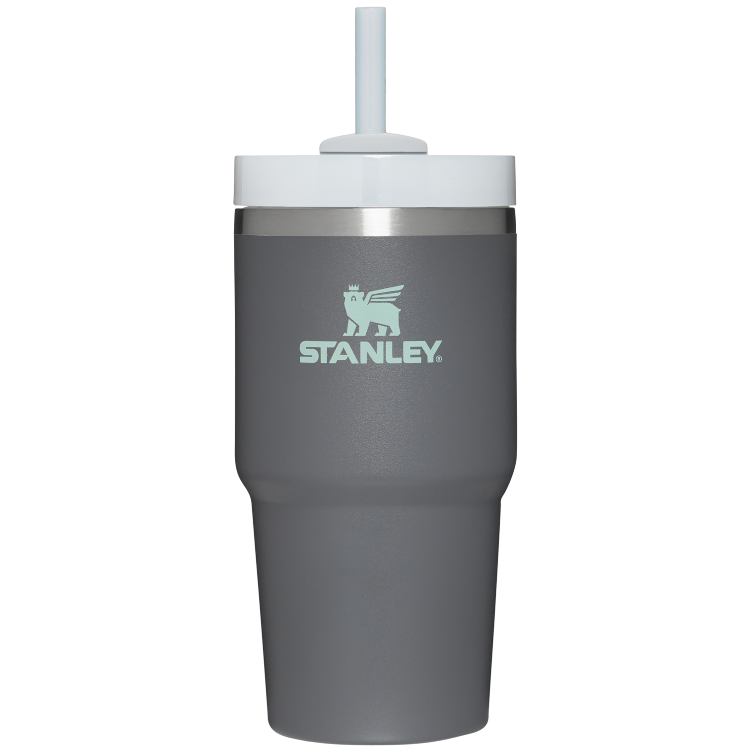 Insulated Travel The Quencher H2.0 Flowstate Tumbler D030T - Premium Stainless Steel Straw Cup for All-Day Hydration - Charcoal
