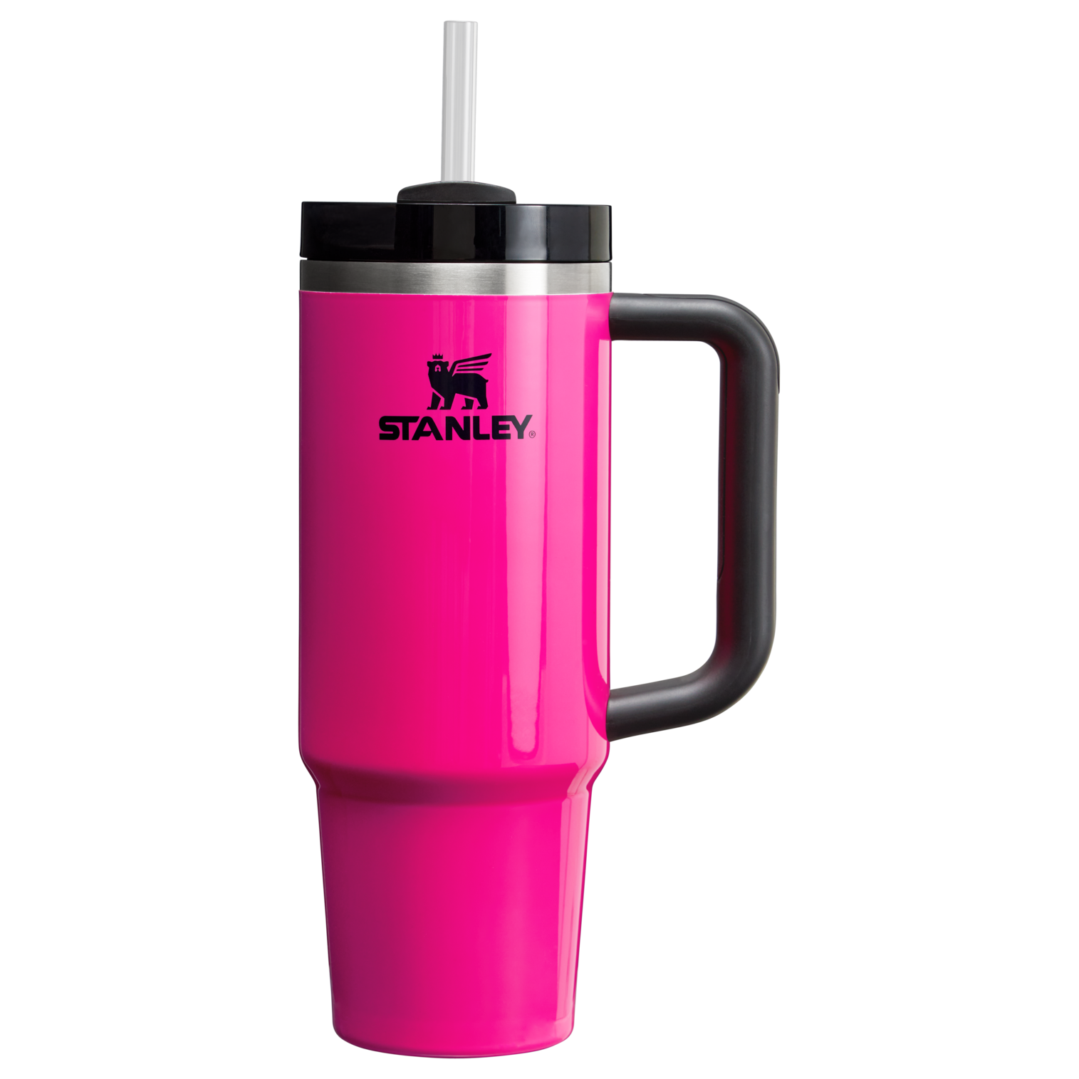 Double-Wall Vacuum The Quencher H2.0 Flowstate Tumbler | Stanley Create D331C - Double-Wall Vacuum Insulated Travel Tumbler with Straw Detail