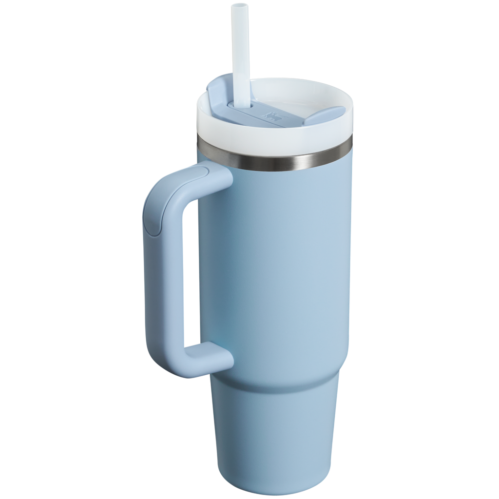 Double-Wall Vacuum The Quencher H2.0 Flowstate Tumbler | Stanley Create D331C - Double-Wall Vacuum Insulated Travel Tumbler with Straw Detail