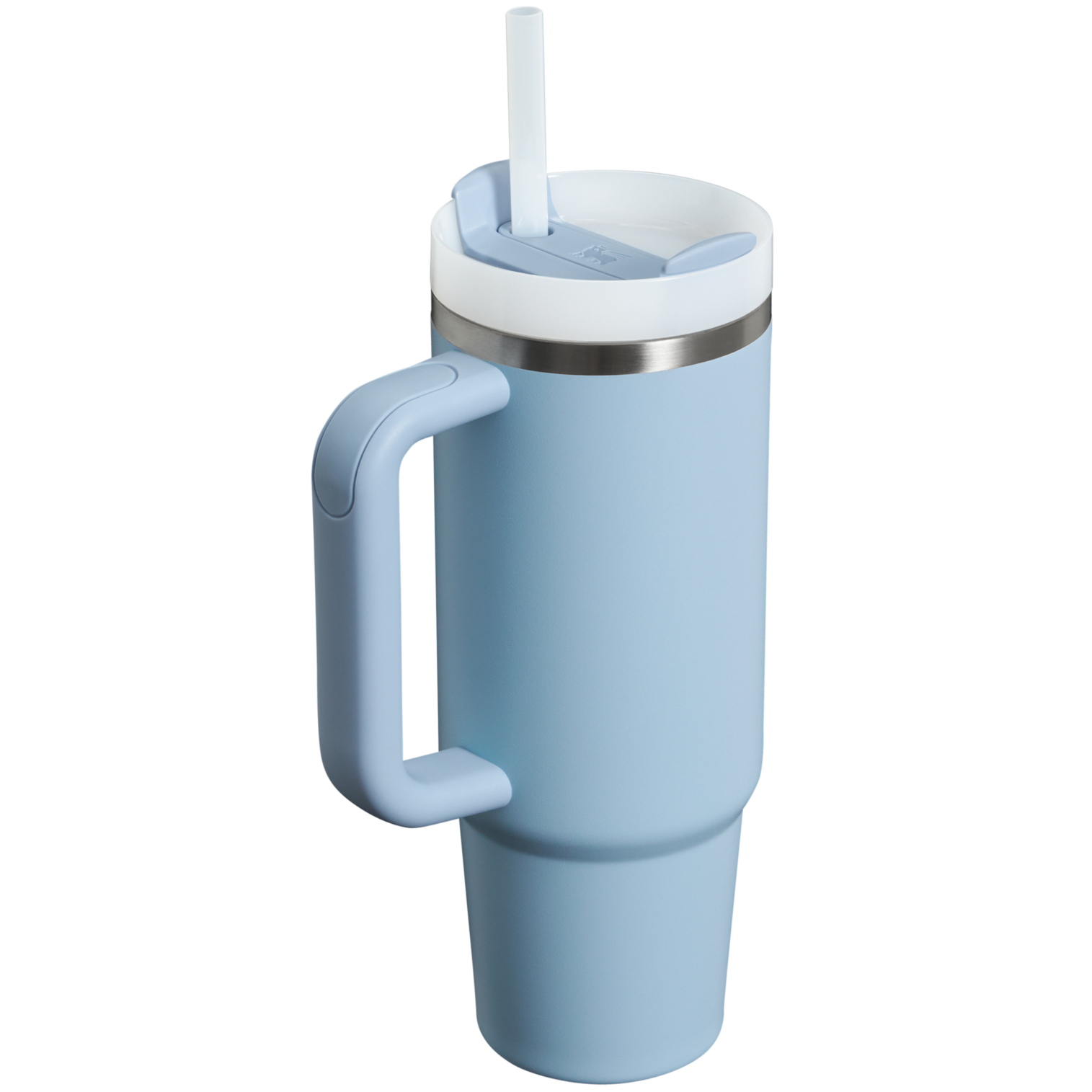 Double-Wall Vacuum The Quencher H2.0 Flowstate Tumbler | Stanley Create D331C - Double-Wall Vacuum Insulated Travel Tumbler with Straw Detail