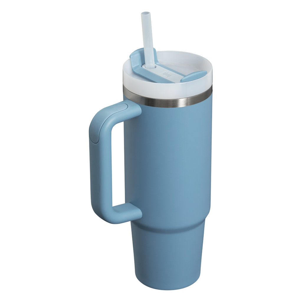 Double-Wall Vacuum The Quencher H2.0 Flowstate Tumbler | Stanley Create D331C - Double-Wall Vacuum Insulated Travel Tumbler with Straw Detail