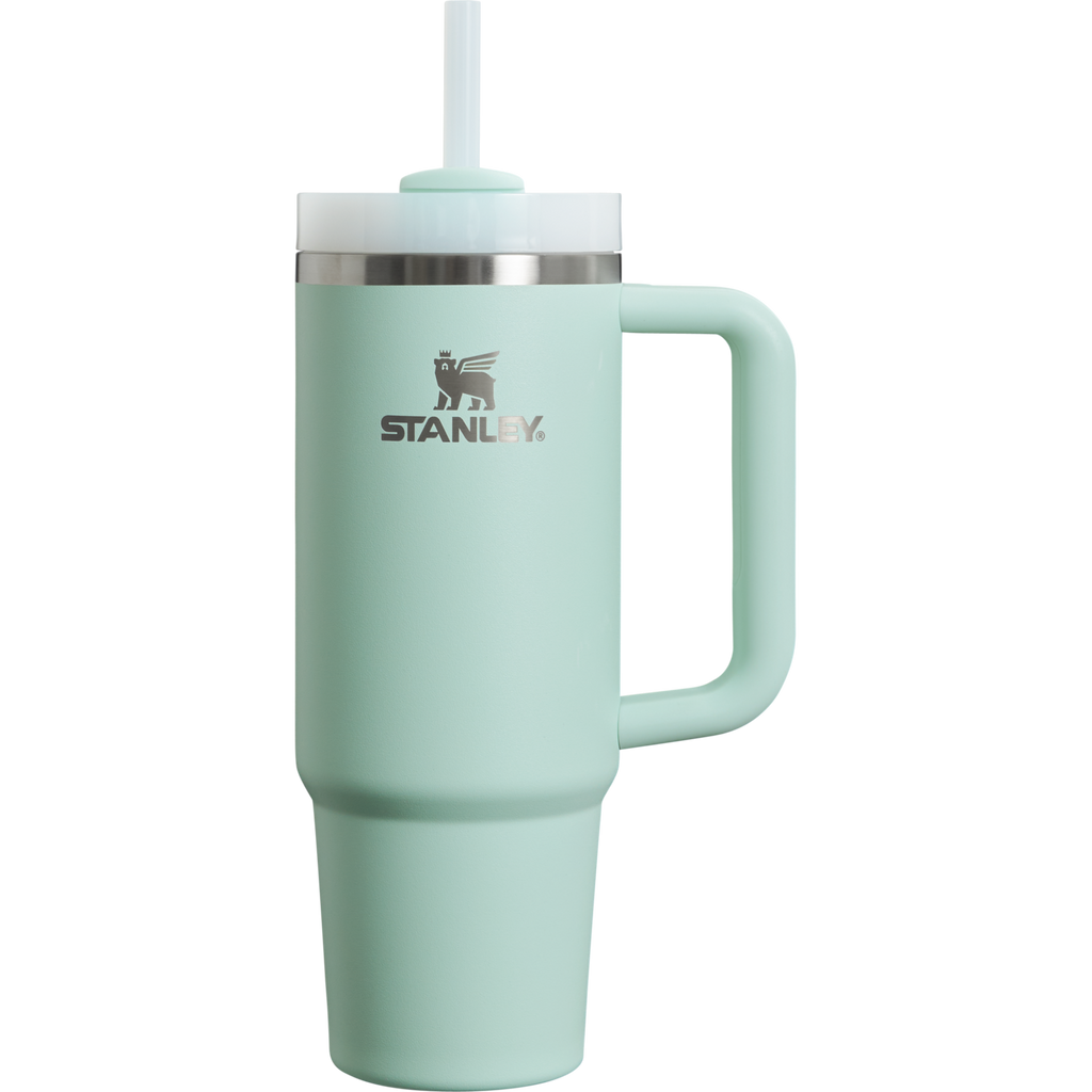Double-Wall Vacuum The Quencher H2.0 Flowstate Tumbler | Stanley Create D331C - Double-Wall Vacuum Insulated Travel Tumbler with Straw Detail