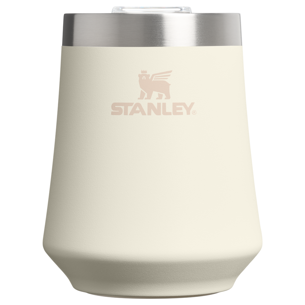Elegant Stemless The Reserve Wine Tumbler | Stanley Create D302P - Elegant Stemless Vacuum Insulated Wine Tumbler - Cream