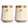 Vacuum Insulated Wine The Cheers & Cheer Reserve Wine Tumbler | 2-pack D190T - Reserve Collection Stainless Steel Whiskey Cup - Birch Woodgrain