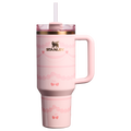 Double-Wall Vacuum The Valentine’s Day Quencher H2.0 Flowstate Tumbler D231T - Premium Stainless Steel Straw Cup for All-Day Hydration - Pink Velvet Cake