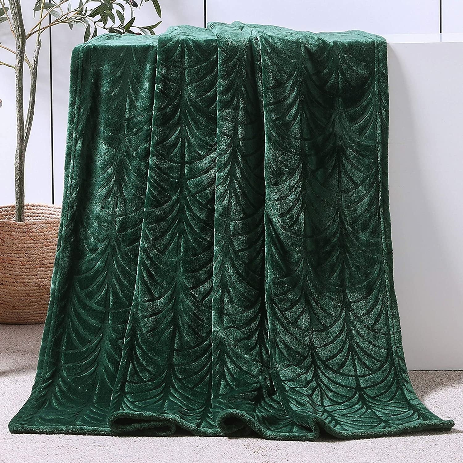 Reversible Sherpa Fleece Throw Blanket for Couch, Soft Fluffy Sofa Bed Blanket with Vintage Pattern for All Season, Warm and Lightweigh... - Cozy Fleece Throw Blanket for Couch & Bed - Default Title