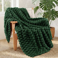 Super Soft Flannel 50"x60" Throw Blanket for Couch with Expanded 3D-Jacquard Pattern, Fuzzy Soft Cozy Exquisite Blankets or All Season, ... - Cozy Fleece Throw Blanket for Couch & Bed - Default Title