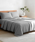 Wrinkle-Resistant Full Size 4 Piece Sheet Set, Comfy Breathable Cooling Bed Sheets Set, Hotel Luxury Bedding, Deep Pockets, Ultra-Soft,... - Luxury Bed Sheet Set with Deep Pockets - Default Title
