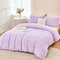 Hypoallergenic Cloud Fleece Twin Comforter Set, Light Purple Super Soft Furry Plush Bedding, Luxury Fluffy Fuzzy Heavy Bed Set for Winter ... - All-Season Down Alternative Comforter Insert - Default Title