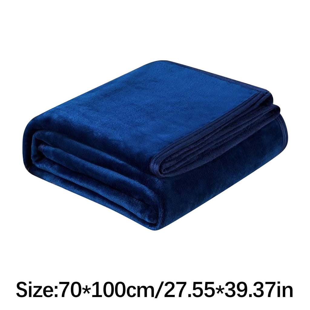 Cozy Fleece 28x39 Inch Soft Thick Gentle Cozy Throw for Couch Lightweight Warm Home Throw for Living Room Bedroom - Super Soft Reversible Sherpa Flannel Blanket Detail